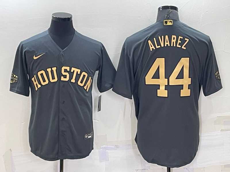 Men's Houston Astros #44 Yordan Alvarez Grey 2022 All Star Stitched Cool Base Nike Jersey,We sell and wholesale Men's Houston Astros #44 Yordan Alvarez Grey 2022 All Star Stitched Cool Base Nike Jersey on line form chian!